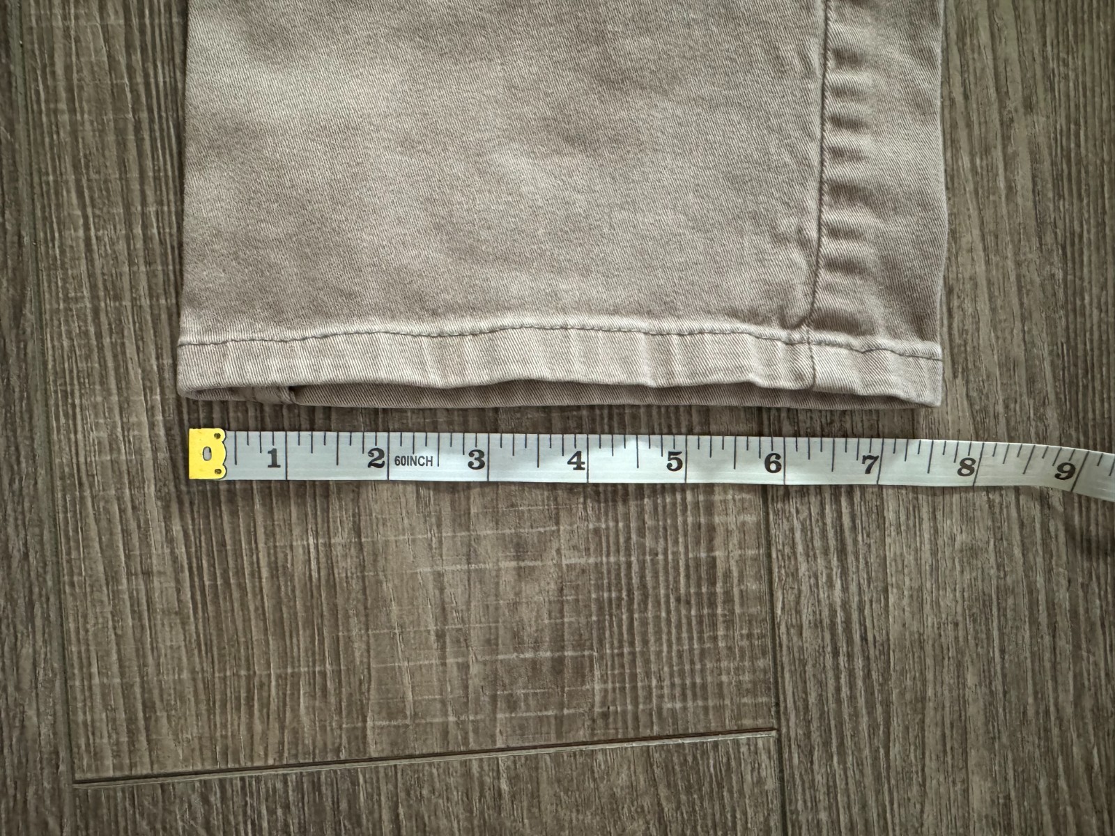 DKNY Slim Twill Pants, Tan 98% Cotton 2% Elastane, “38 x 34”