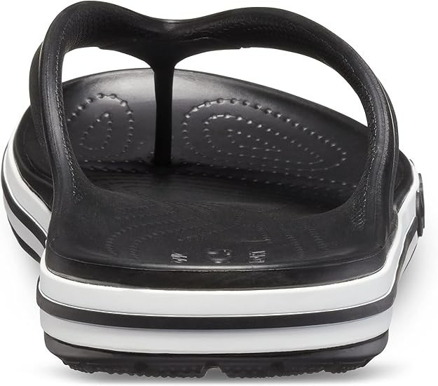 CROCS Unisex Bayaband Flip Flop Sandal, Black, M9/W11 – Brand New