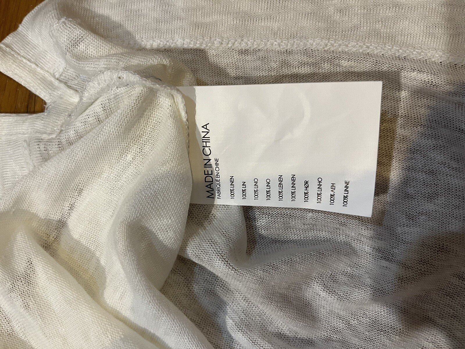 Club Monaco T-Shirt White/blanc Size S Soft Short Sleeve