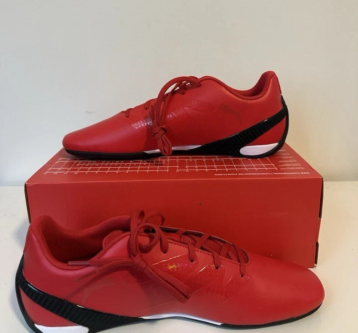 PUMA Ferrari Carbon Cat Rosso Corsa/Red Mens Driving Shoes 307546 06 Sz 9.5