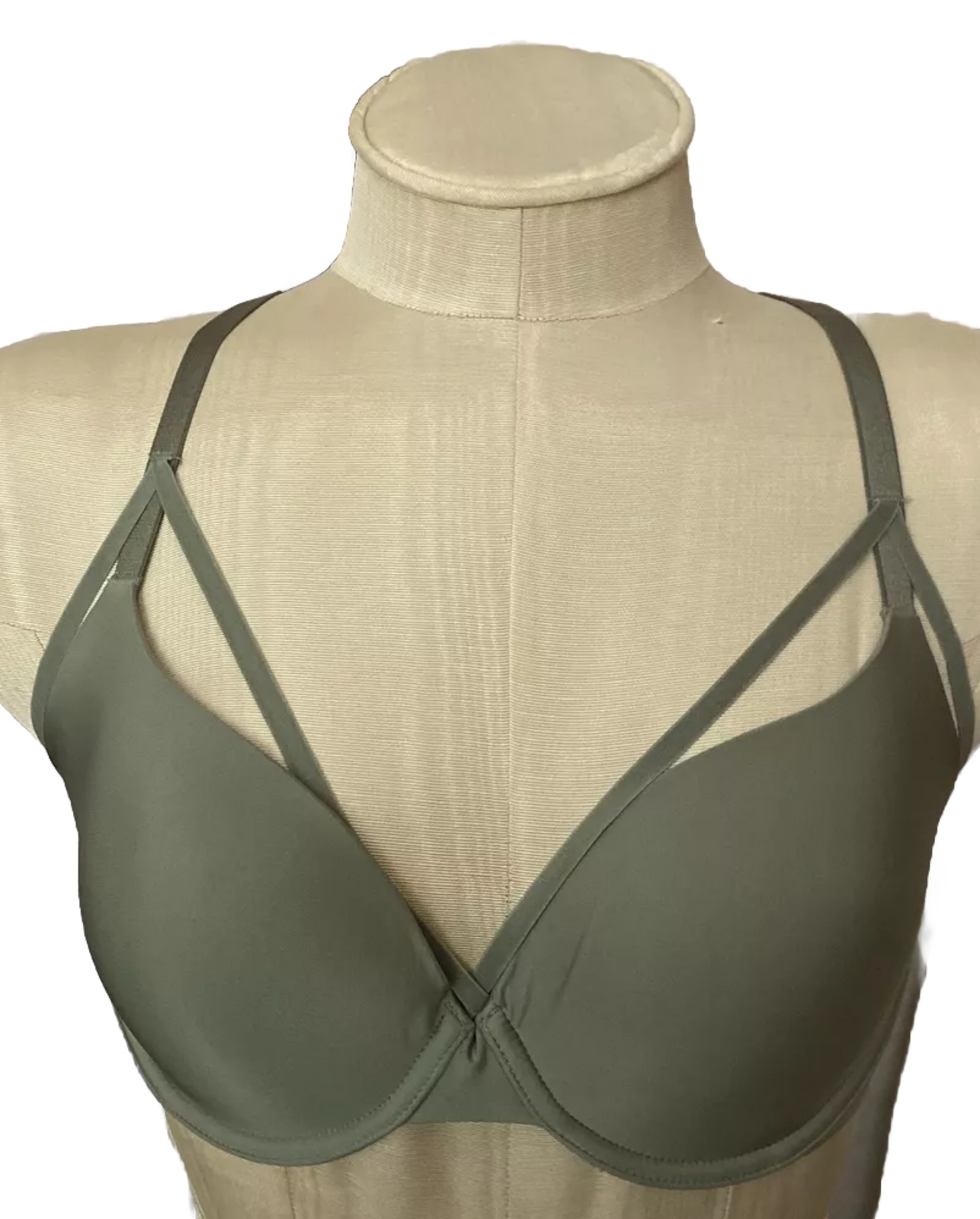 Victoria’s Secret 34D Lightly Lined Demi Crossback/Normal Strap T-Shirt Bra