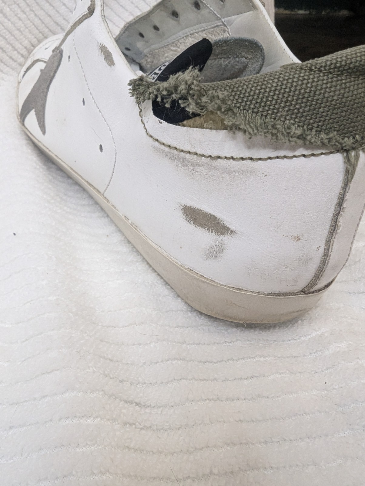 GGDB SUPERSTAR White Leather EU:42 Women Replacemen LEFT Shoe Only