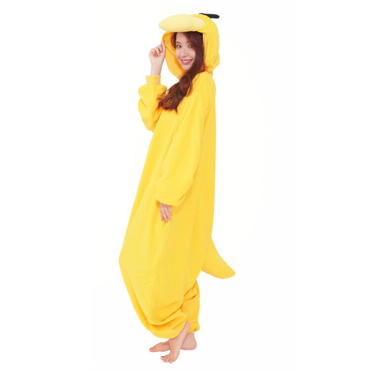 SAZAC Pokémon Psyduck Kigurumi Cosplay Costume Halloween Unisex One Size JP F/S