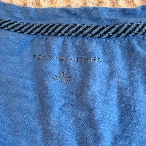 Tommy Hilfiger Cobalt Blue V-Neck Tee