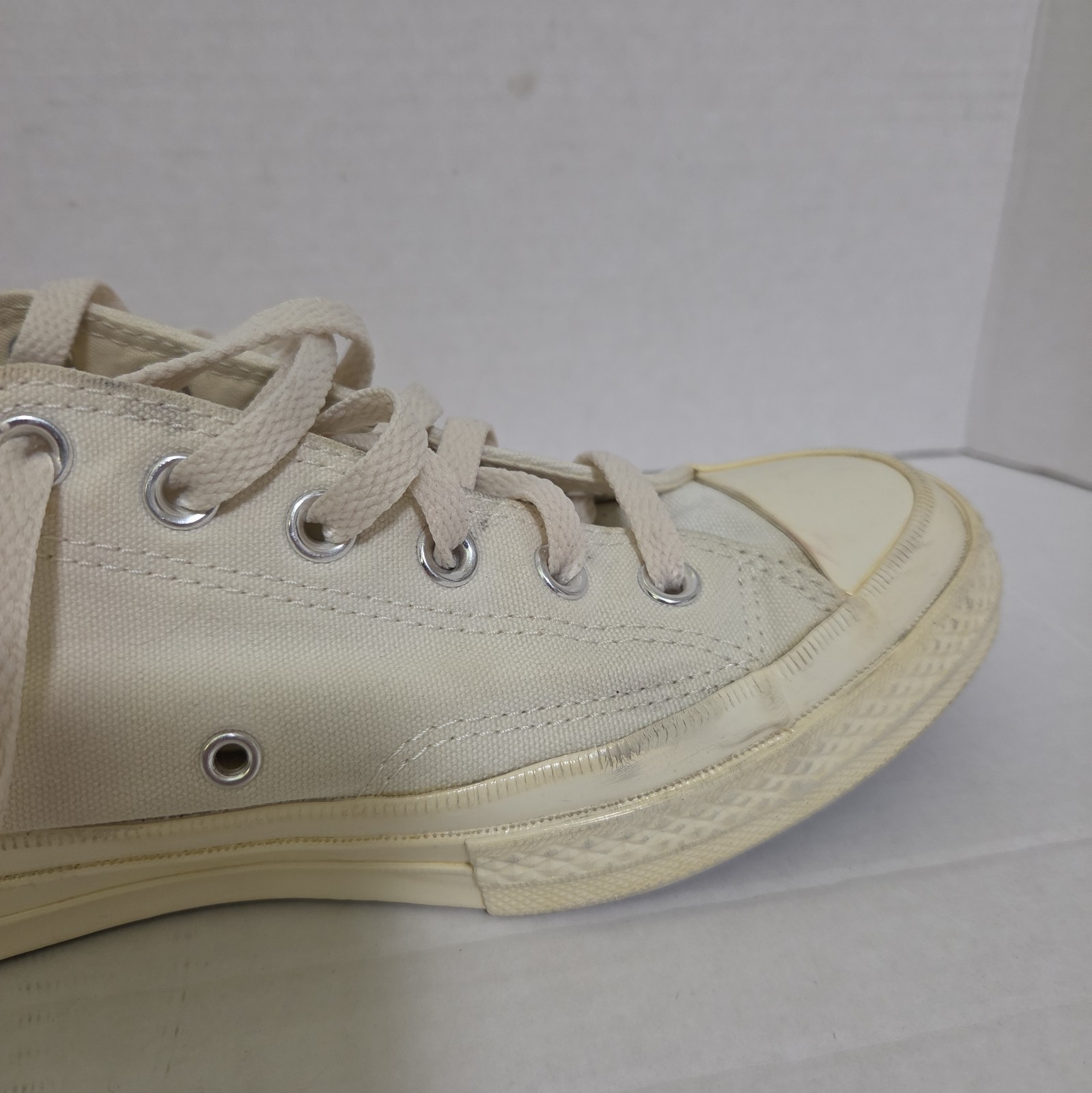 Converse CDG Comme des Garçons Play White Chuck Low M 8 W 10 Sneakers