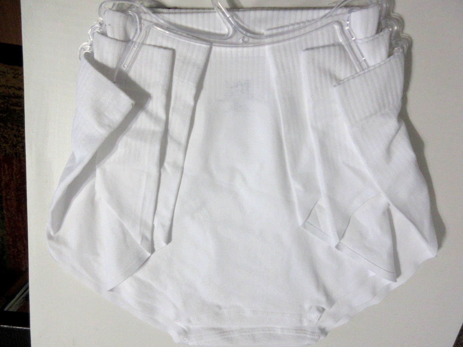 Bali BRIEF 3-Pack Underwear Panties Comfort Stretch Nylon seamless White 2XL/9