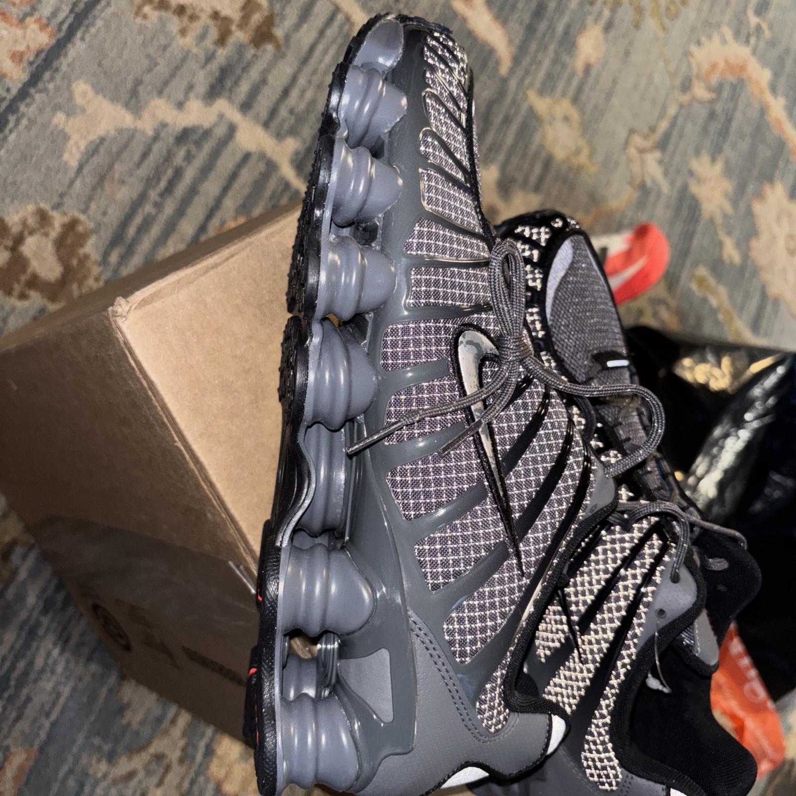 Nike Shox TL Iron Grey Black Sneakers Retro OG IM6771-068 Mens Size 10 New