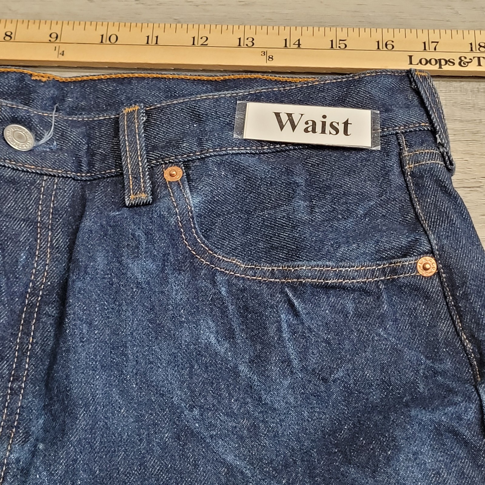 👖Vintage Levi’s 501XX Rigid Raw Jeans Mens 36×34 (34×32) Dark Indigo Denim Y2K