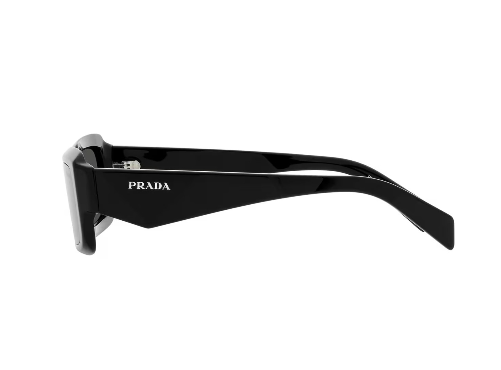 Prada PR27ZS 16K08Z Square Sunglasses in Black /Gray Lens 100% UV