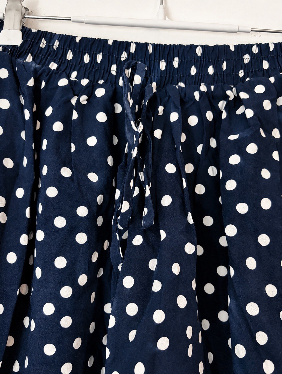Sinsay Navy Polka Dot Summer Shorts With Pockets Size S