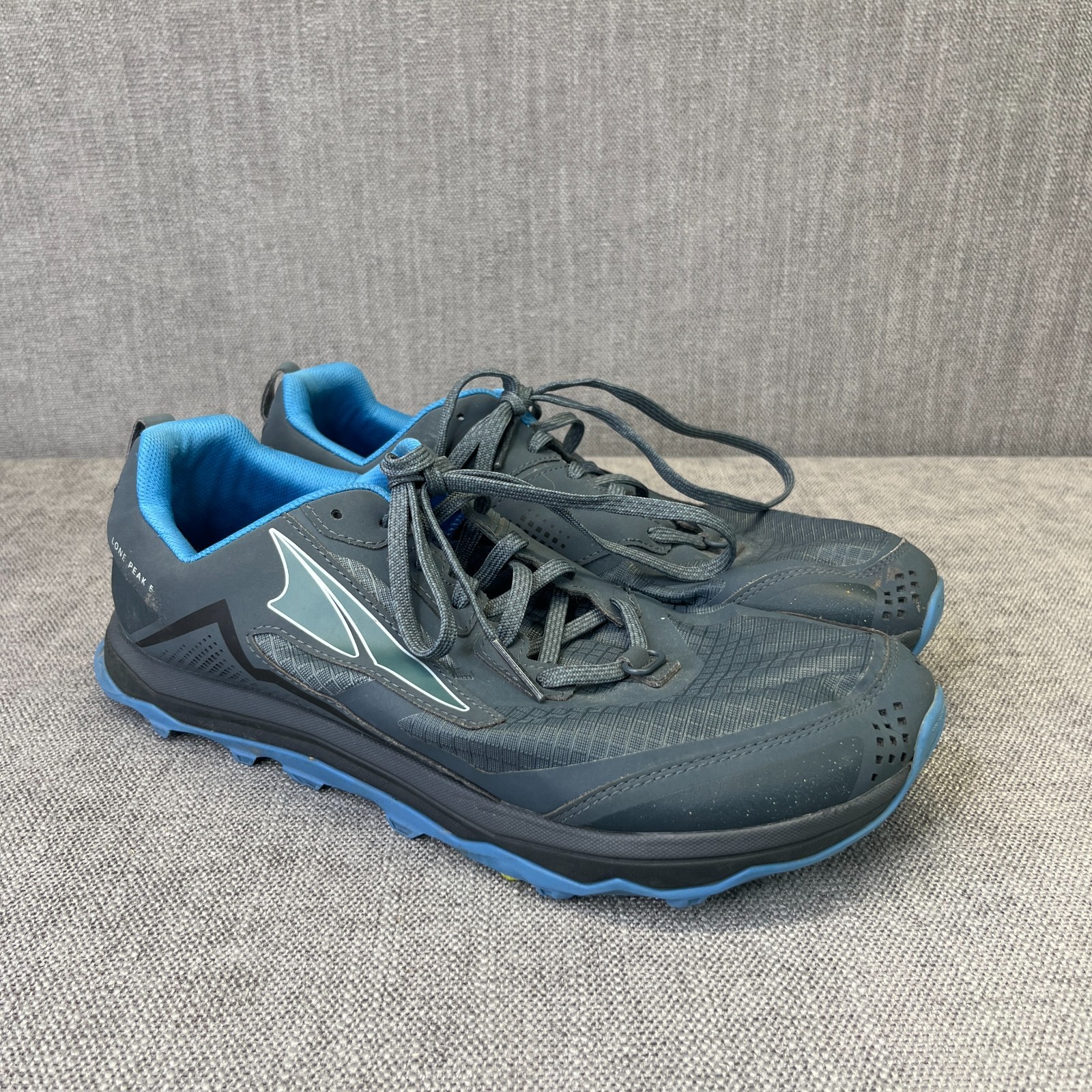 Altra Lone Peak 5 Shoes Mens 12 Wide Blue Gray Trail Running Jogging Outdoor