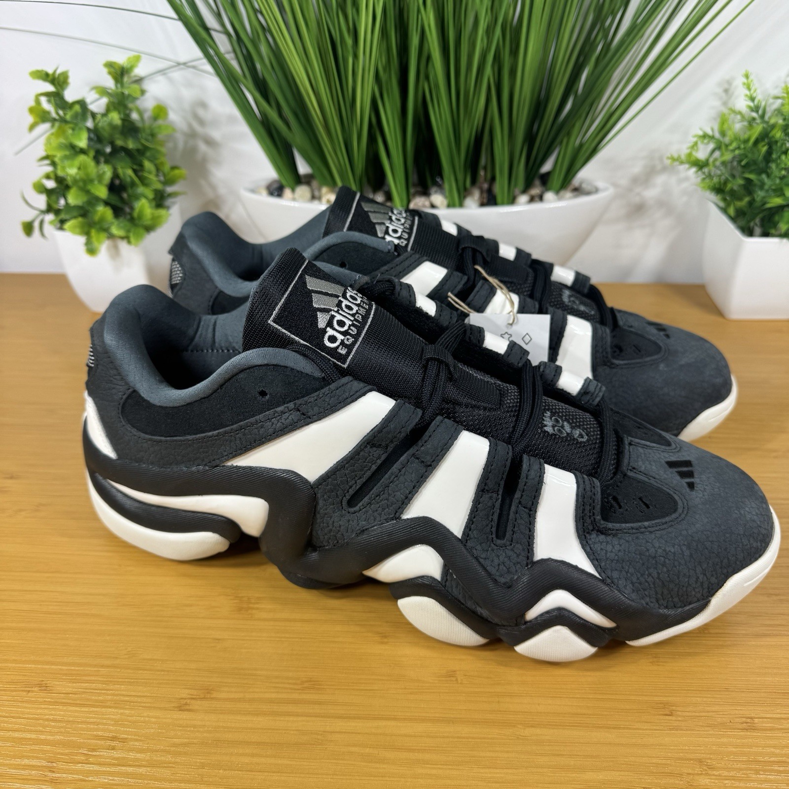 Adidas Crazy 8 Kobe Low NBY Core Black White Mens Shoes JI0338 Size 12