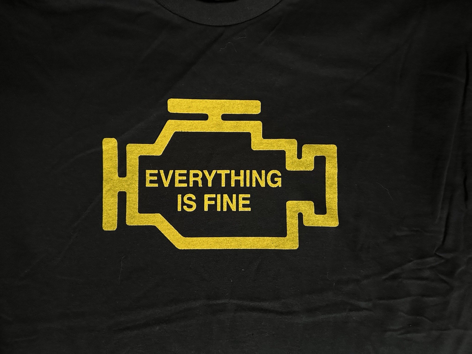 Check Engine Light T Shirt JDM Honda Civic Toyota Supra Subaru BMW Nissan 2JZ
