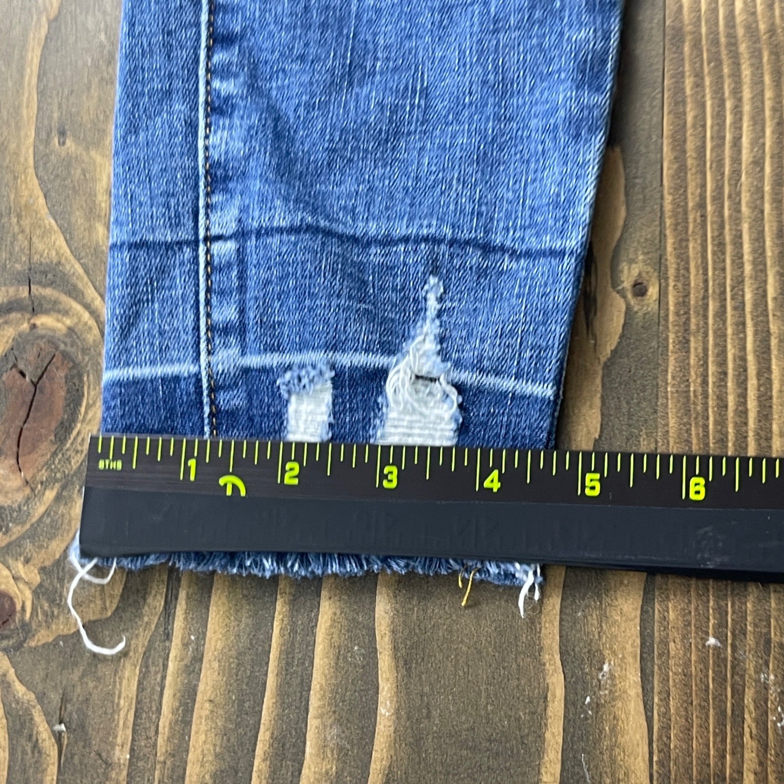 Judy Blue Distressed Skinny Ankle Jeans Womens 7/28 Stretch Denim Casual