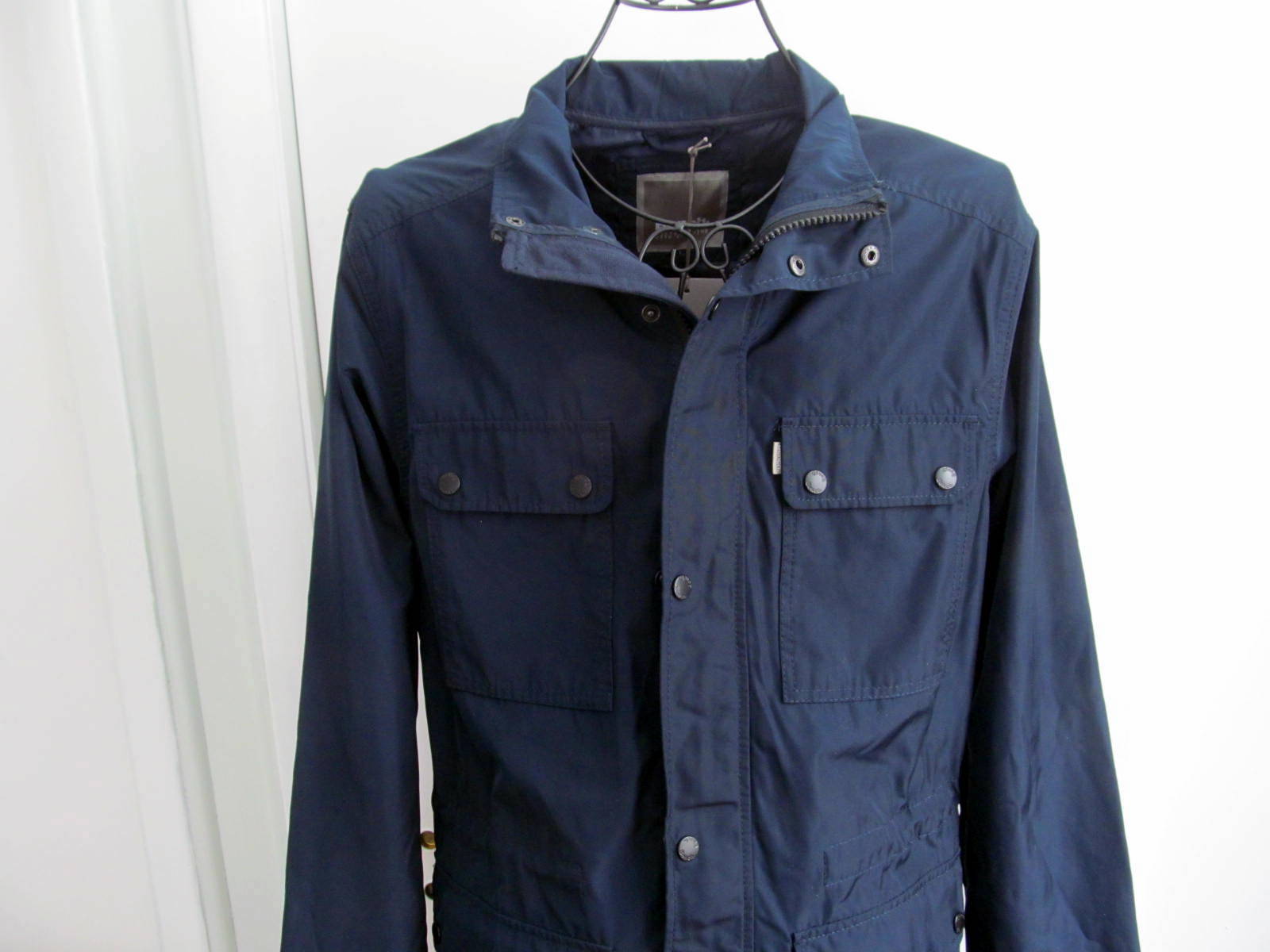 New Bench Men’s Windbreaker Jacket Digression Button and Zip Front Sz S $139