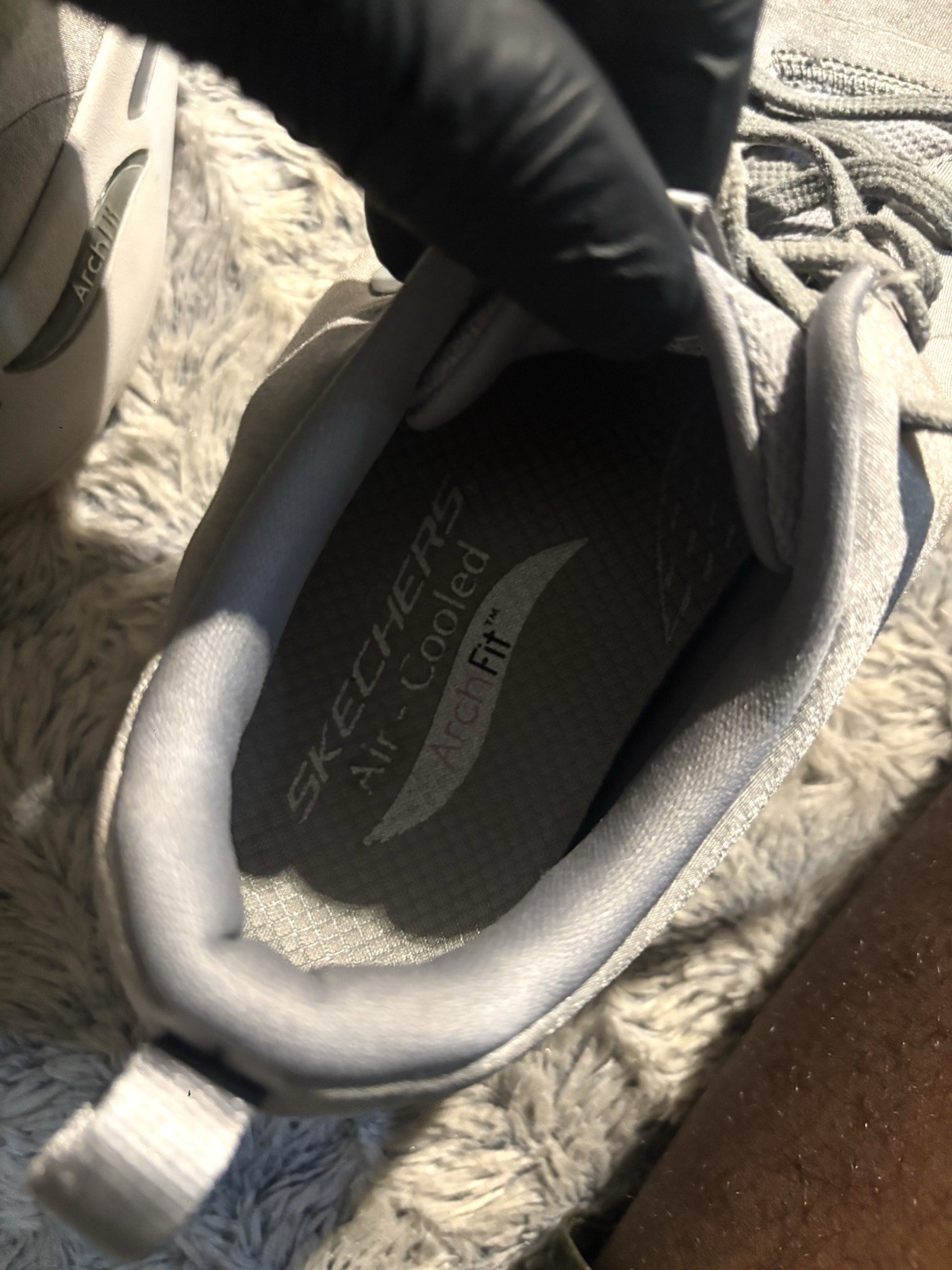 Skechers Air-Cooled Arch Fit Gray Women’s Sneakers Size 9