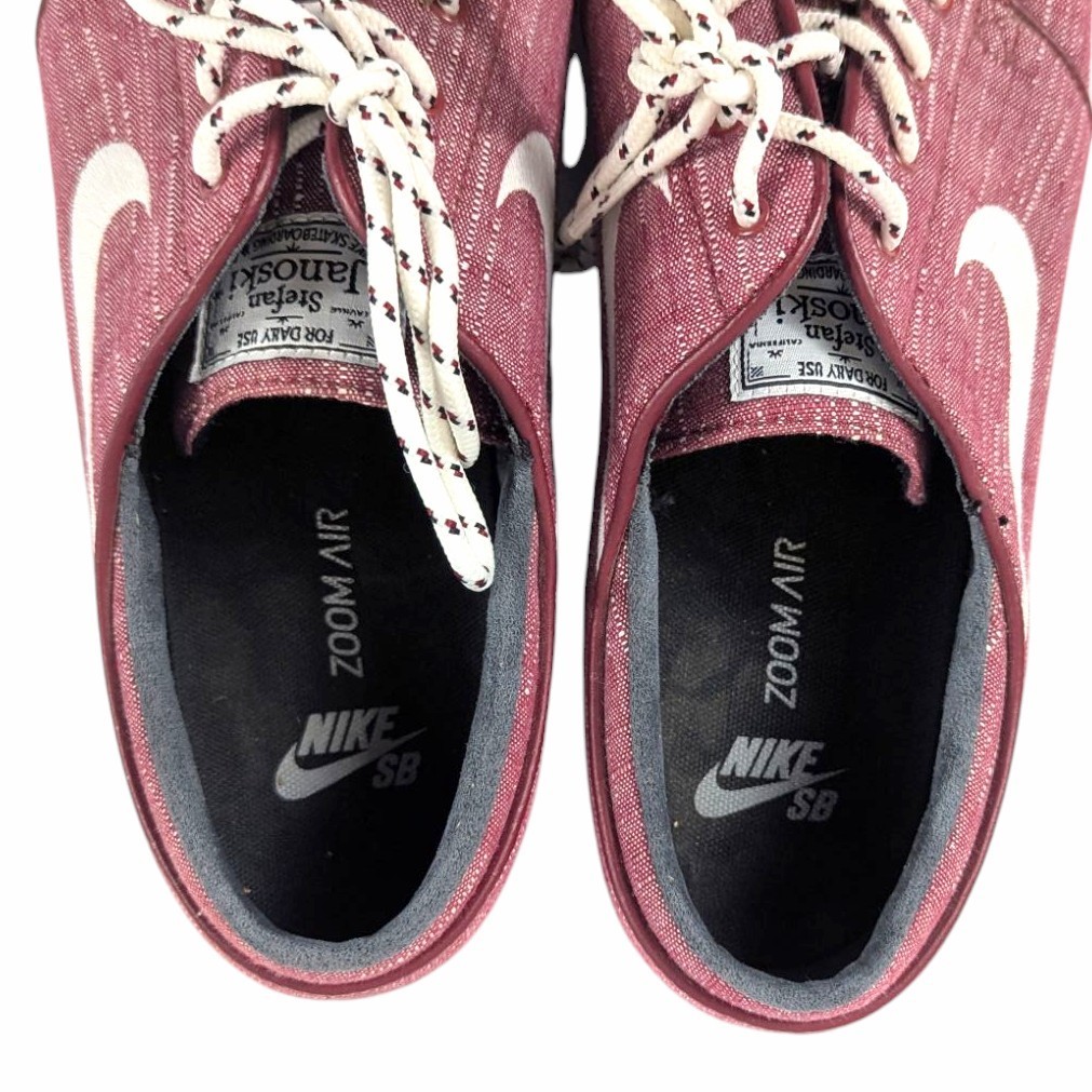 Nike SB Zoom Stefan Janoski Maroon/White 615957-616 Mens SIZE 11.5 Shoe Sneaker