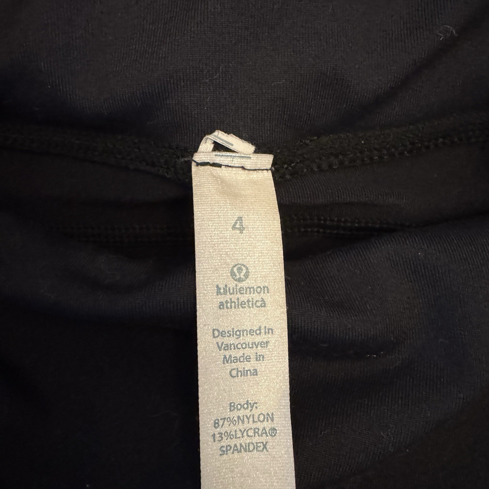 Lululemon Black Align High-Rise Short Athletic Biker Shorts Size 4