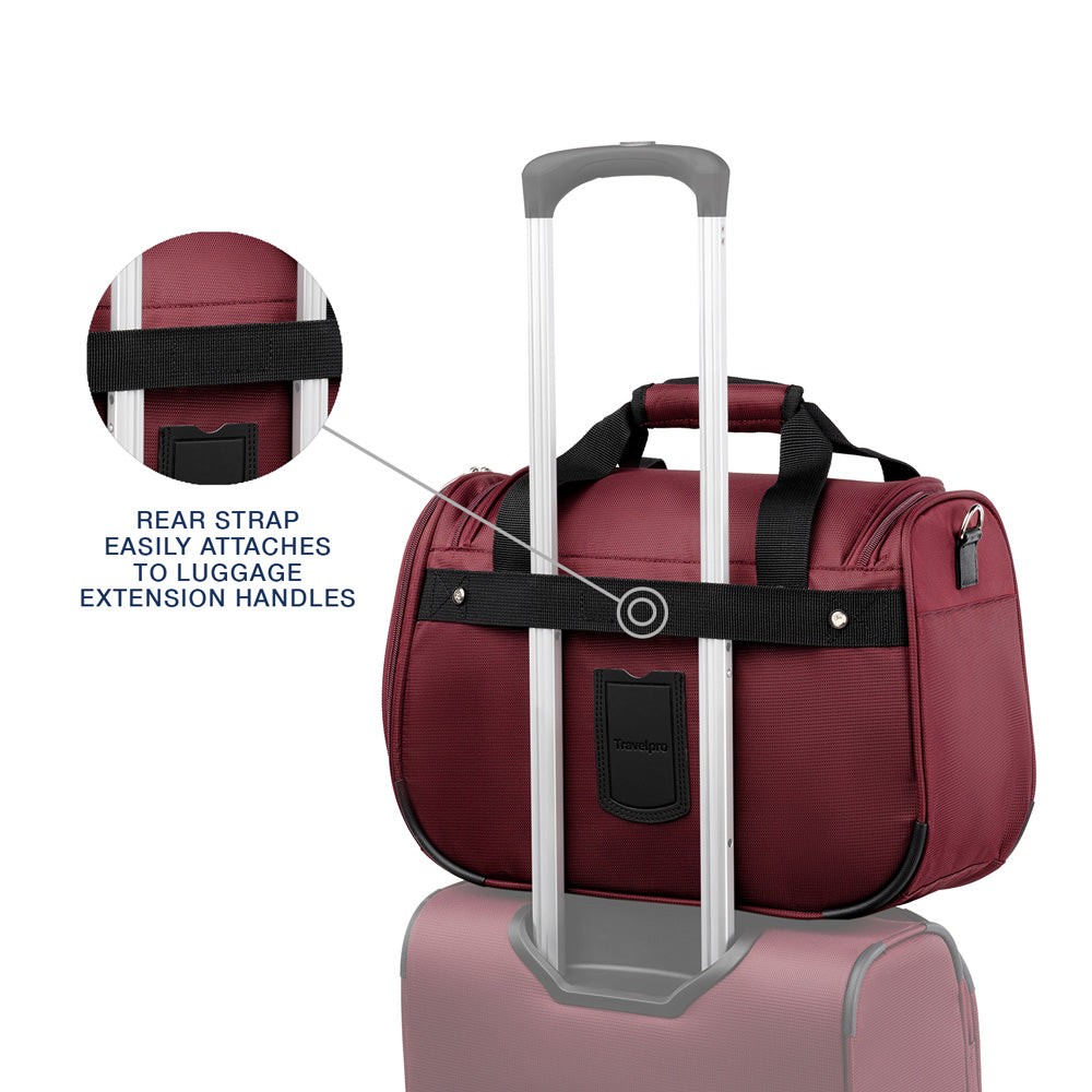Travelpro Maxlite 5 Softside Lightweight Underseat Tote, Burgundy 18 Inch U15