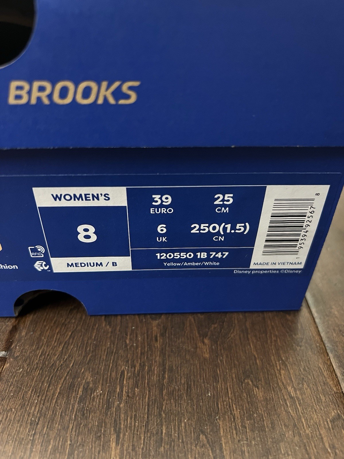 Brooks Run Disney 2026 Glycerin 23 Belle Womens Athletic Shoes Size 8 IN HAND
