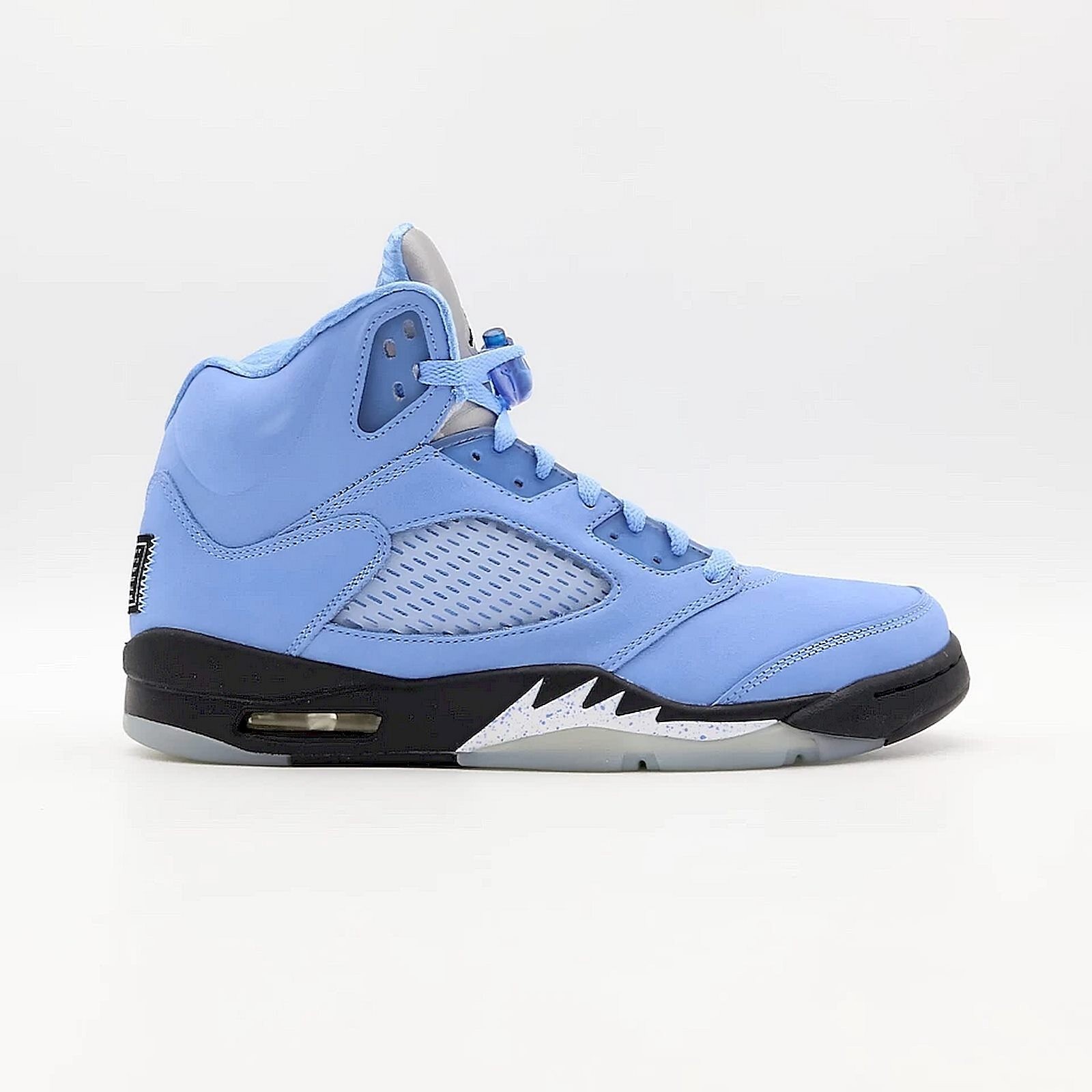 Nike Air Jordan 5 University Blue Mesh Panel Classic Retro Athletic Trainers For