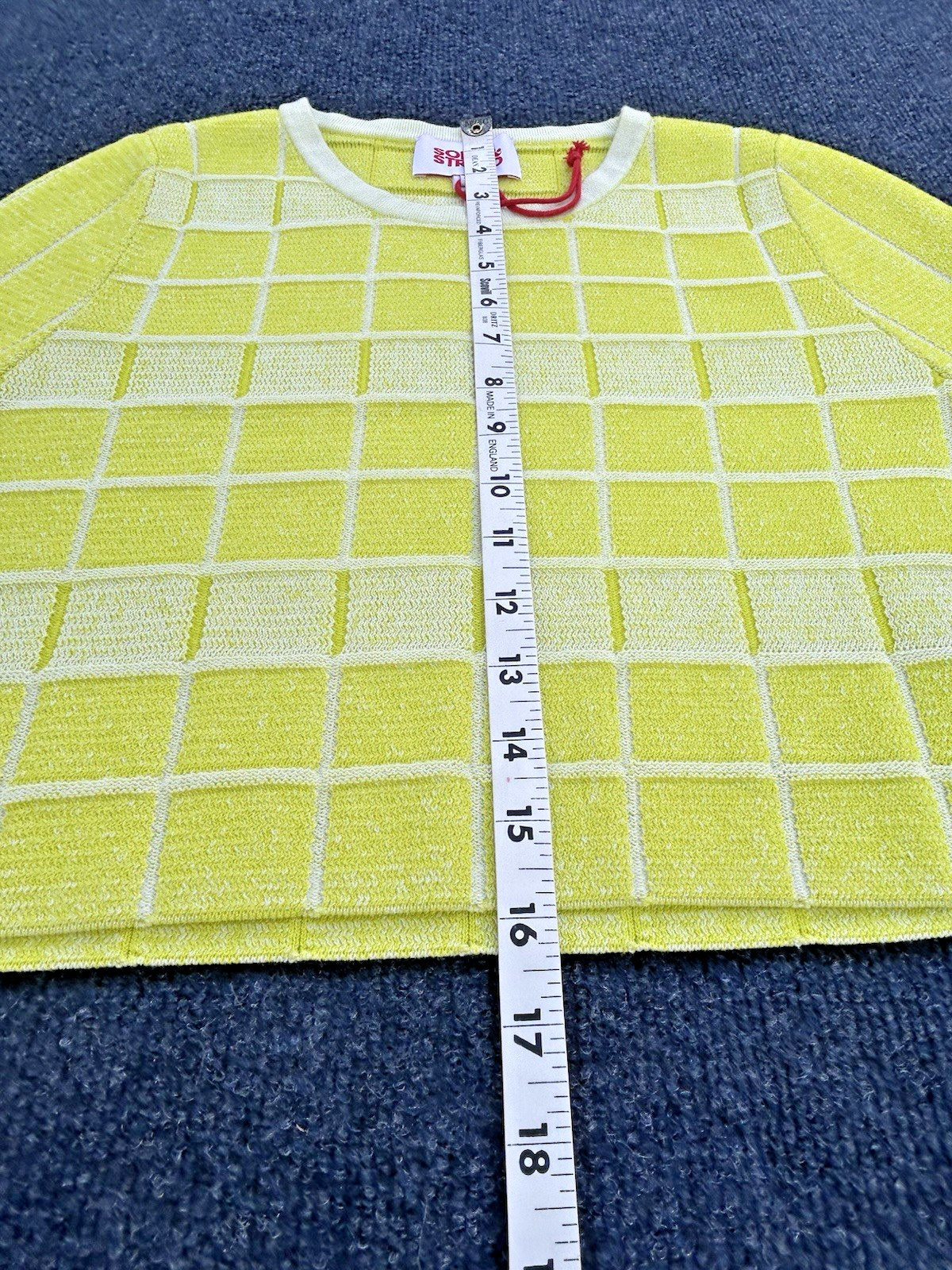 Solid & Striped The Cara Top in Pear & Marshmallow XL