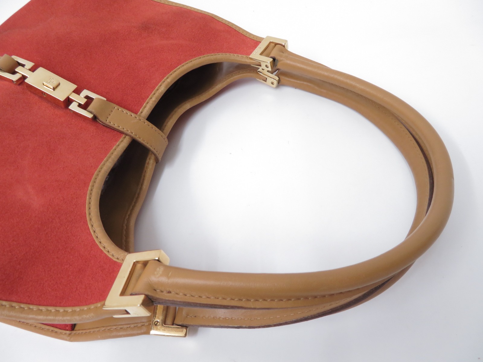 Authentic GUCCI Jackie Suede Shoulder Bag I#47931