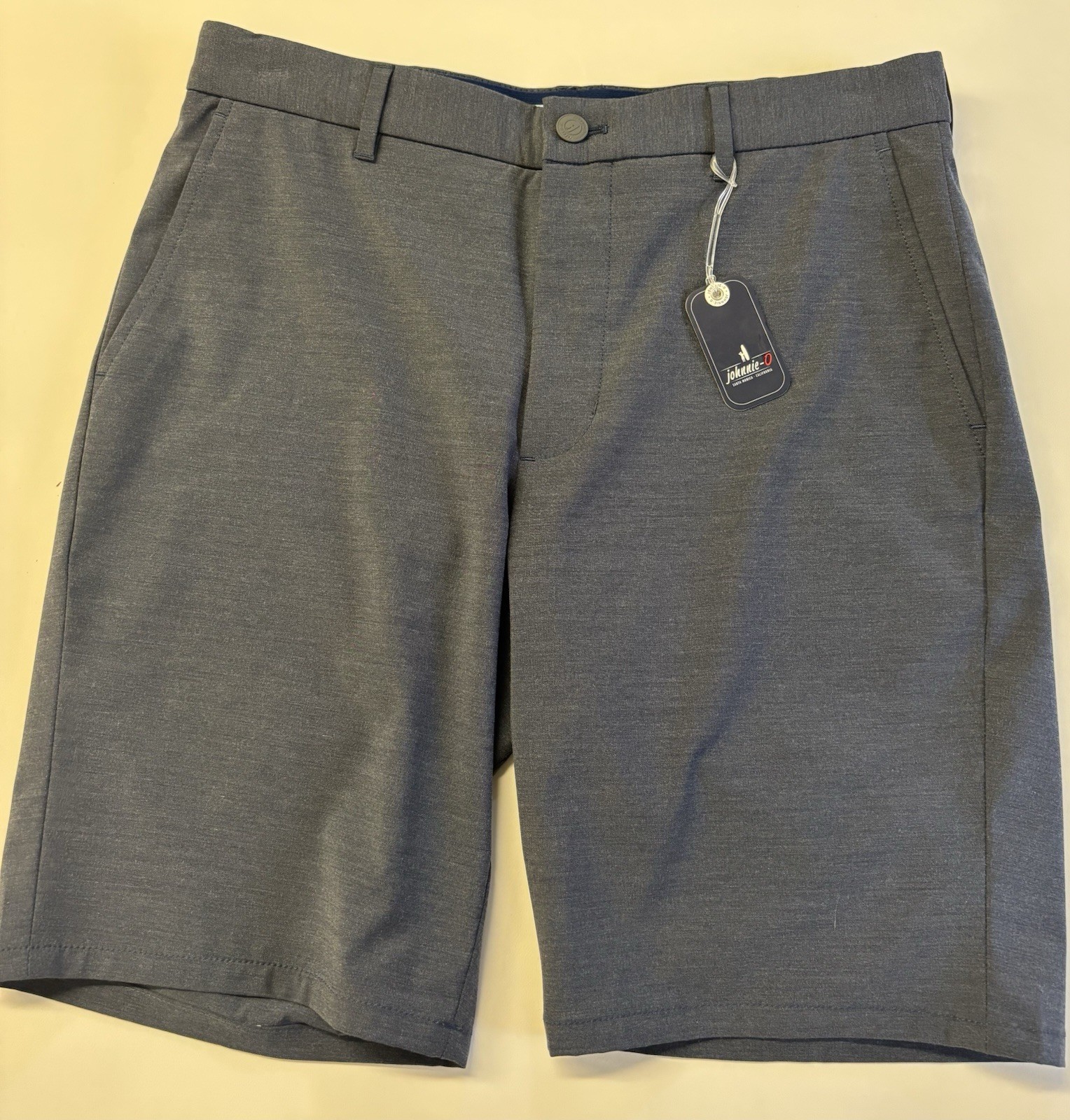 Johnnie-O Mulligan Performance Shorts – High Tide Blue – Multiple Sizes