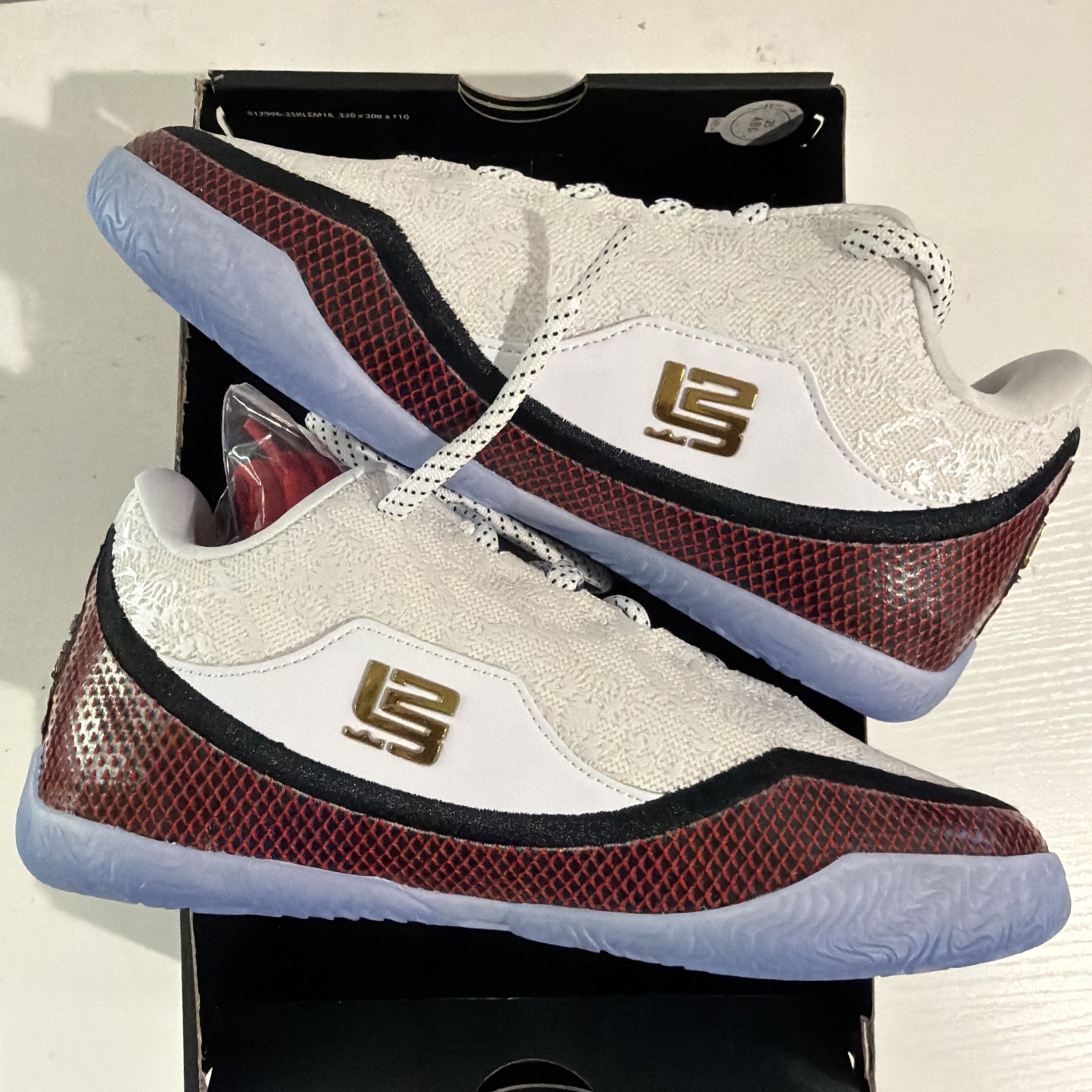 Nike LeBron XXIII 23 Grand Opening White Red Gold HJ5629-100 sz 6.5 Men’s
