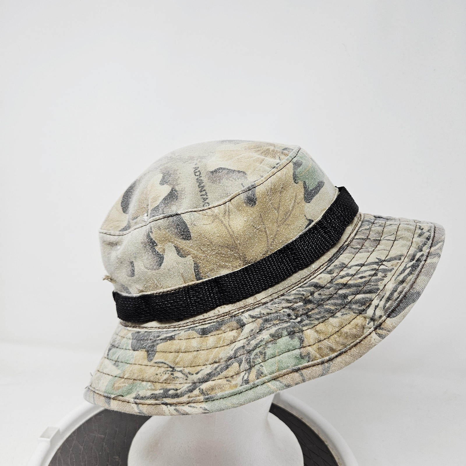 Whitewater Outdoors Hat Cap Boonie Fitted Mens L Beige Camo Hunting Outdoor USA