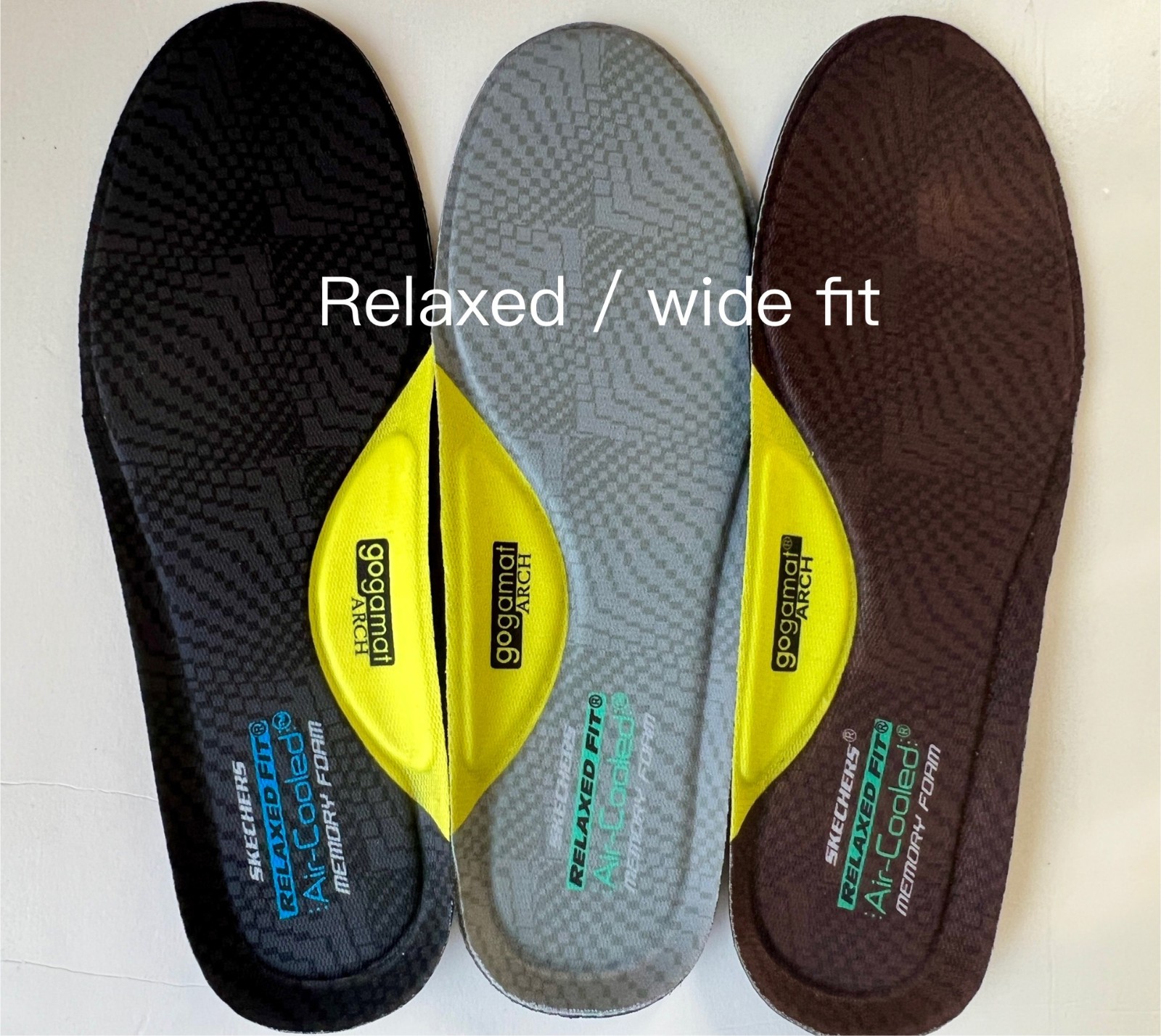 Skechers Memory Foam Air Cooled Goga Mat Arch High Rebound Ms US 7-14