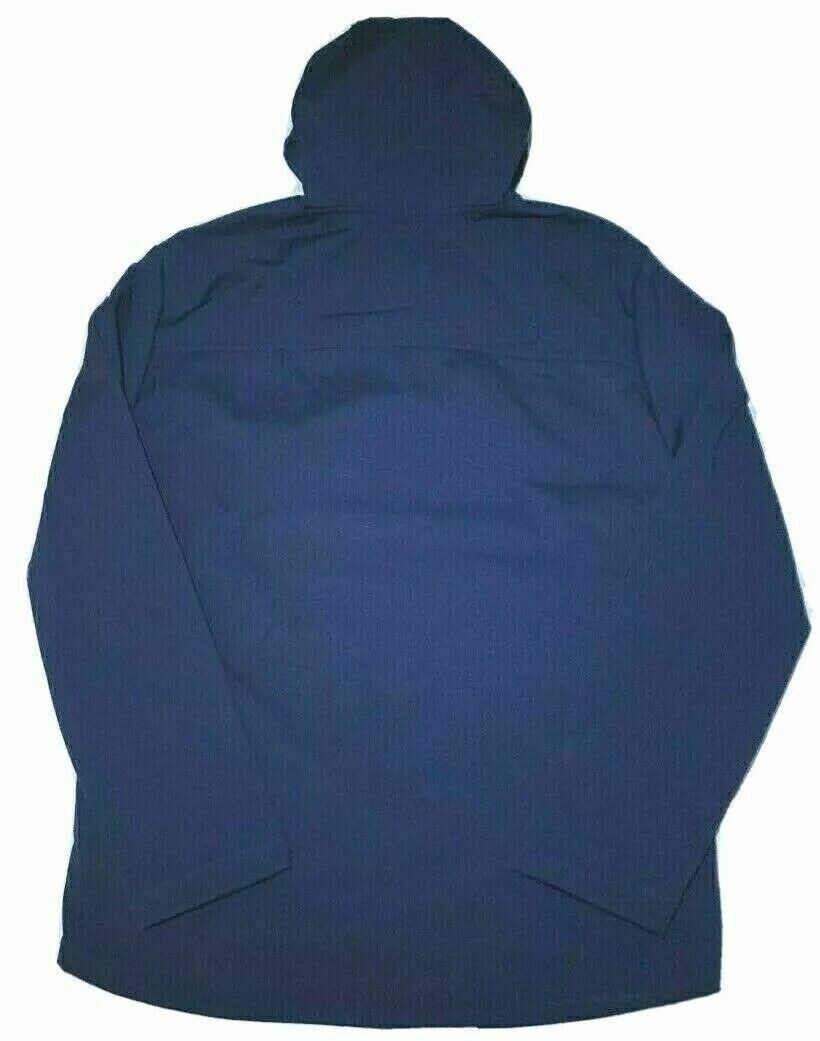 Hurley Men’s Blue Softshell Quilted Wind Resistant 3 Layer Fabric Jacket 2X XXL