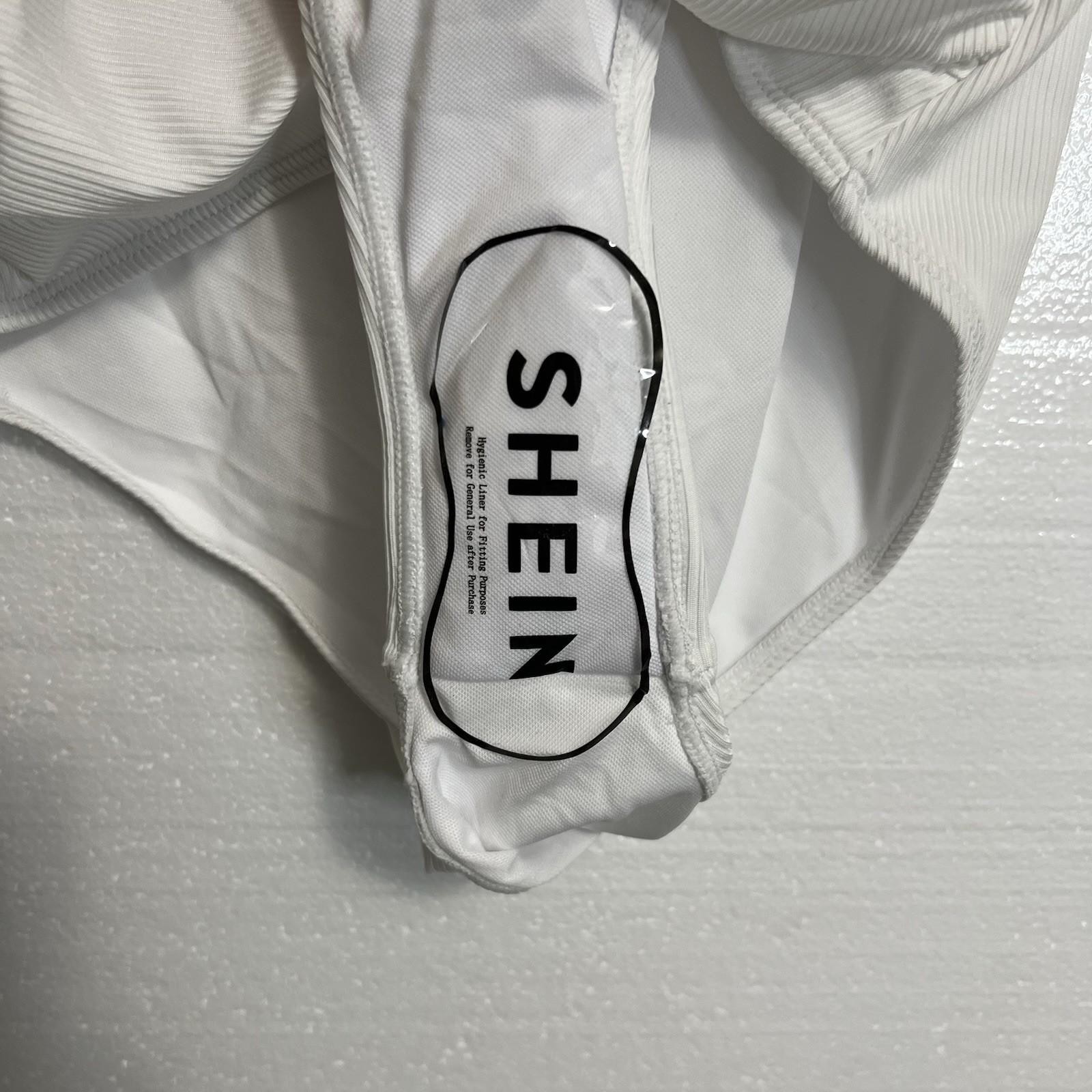 SHEIN One Piece white Swim Suit Size 1XL Summer Beach Wear