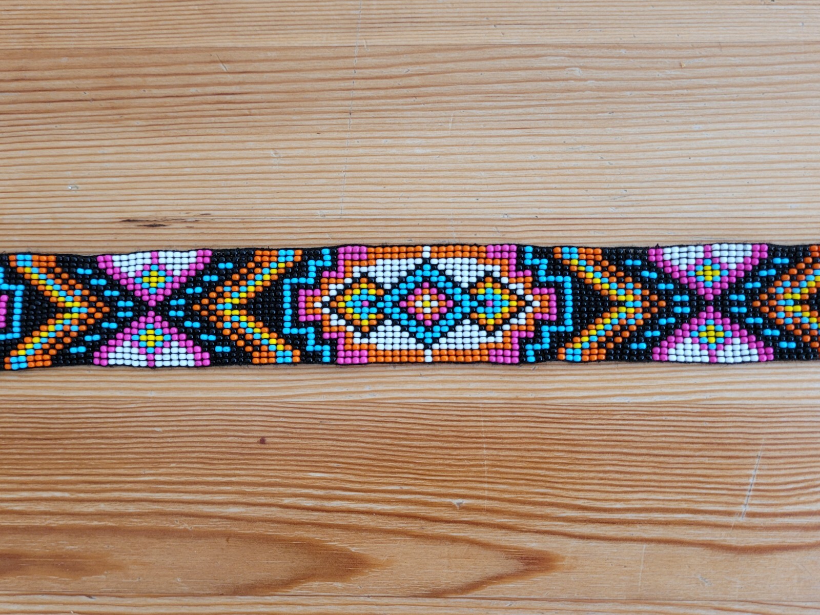 Western Seed Beaded Hat Band Fit Cowboy Hatband Multi Color Hat Band