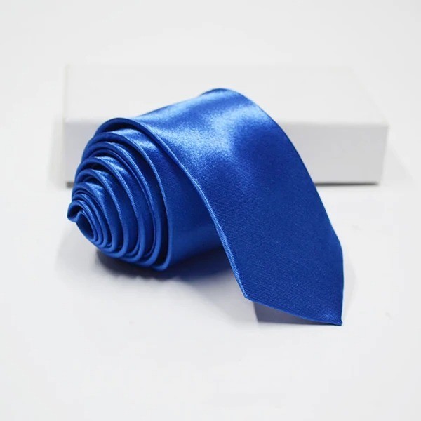 Solid Color Skinny Tie Slim Necktie for Men(5 cm)