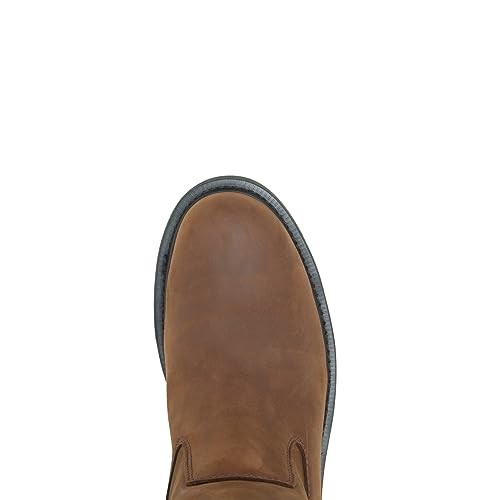 WOLVERINE MENS DD WORK WELLINGTON INDUSTRIAL AND CONSTRUCTION BOOTS – SIZE 11 XW