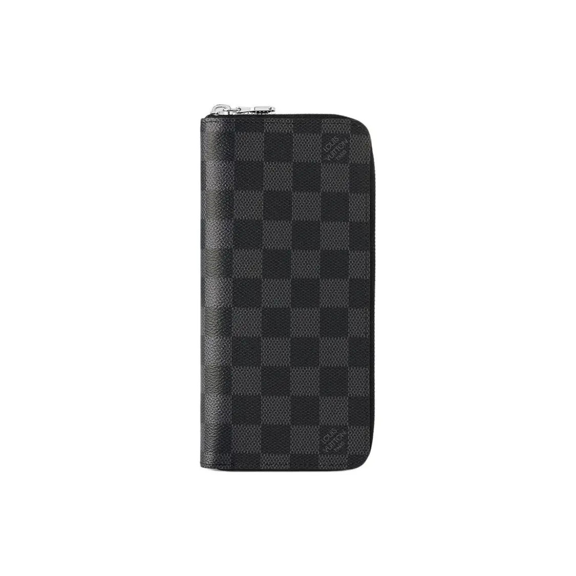 LOUIS VUITTON Zippy Wallet for Men in Graphite Canvas Color 4×0.7×7.8 in