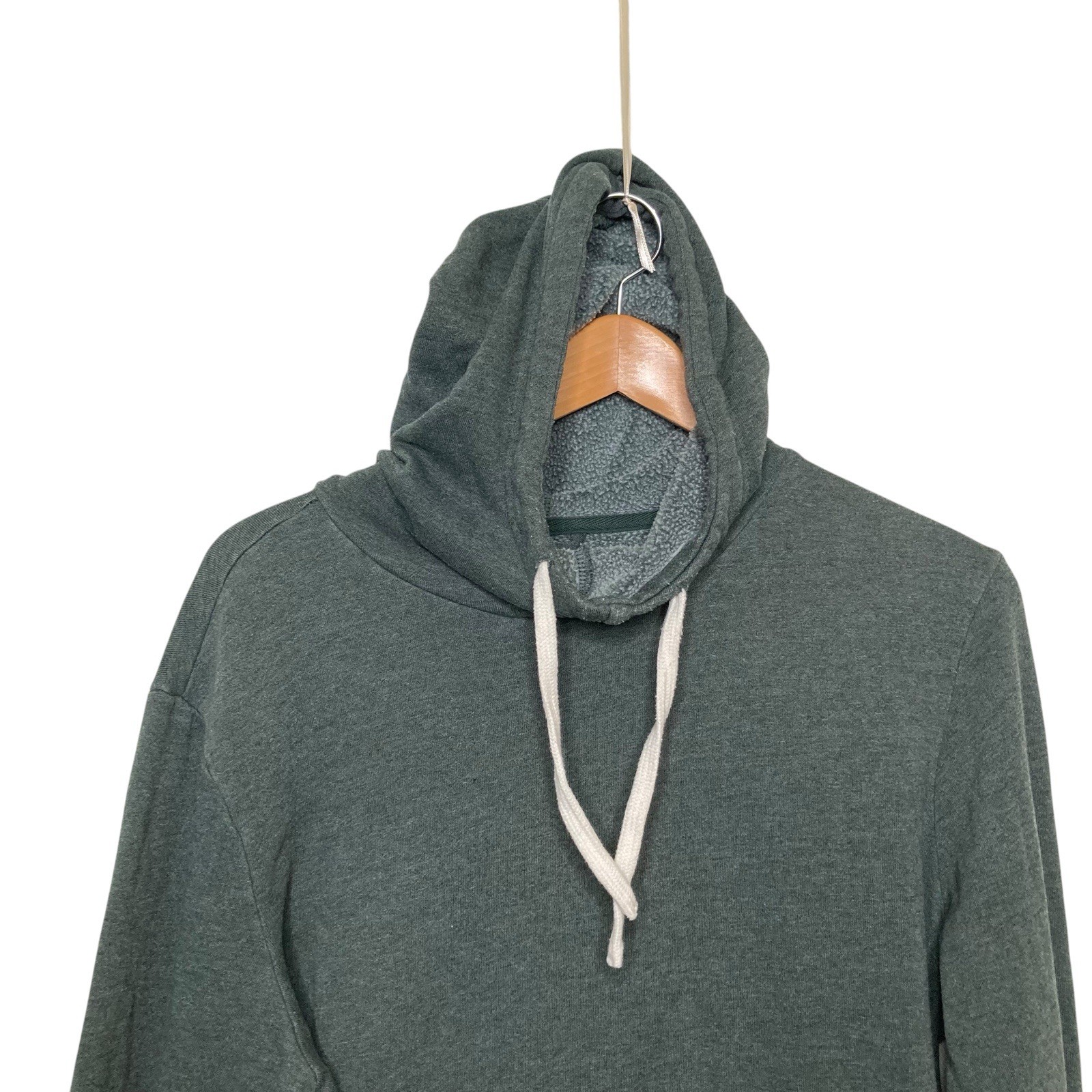 Marine Layer Pullover Hoodie Textured Men’s Medium M Green Beachy Soft Hooded