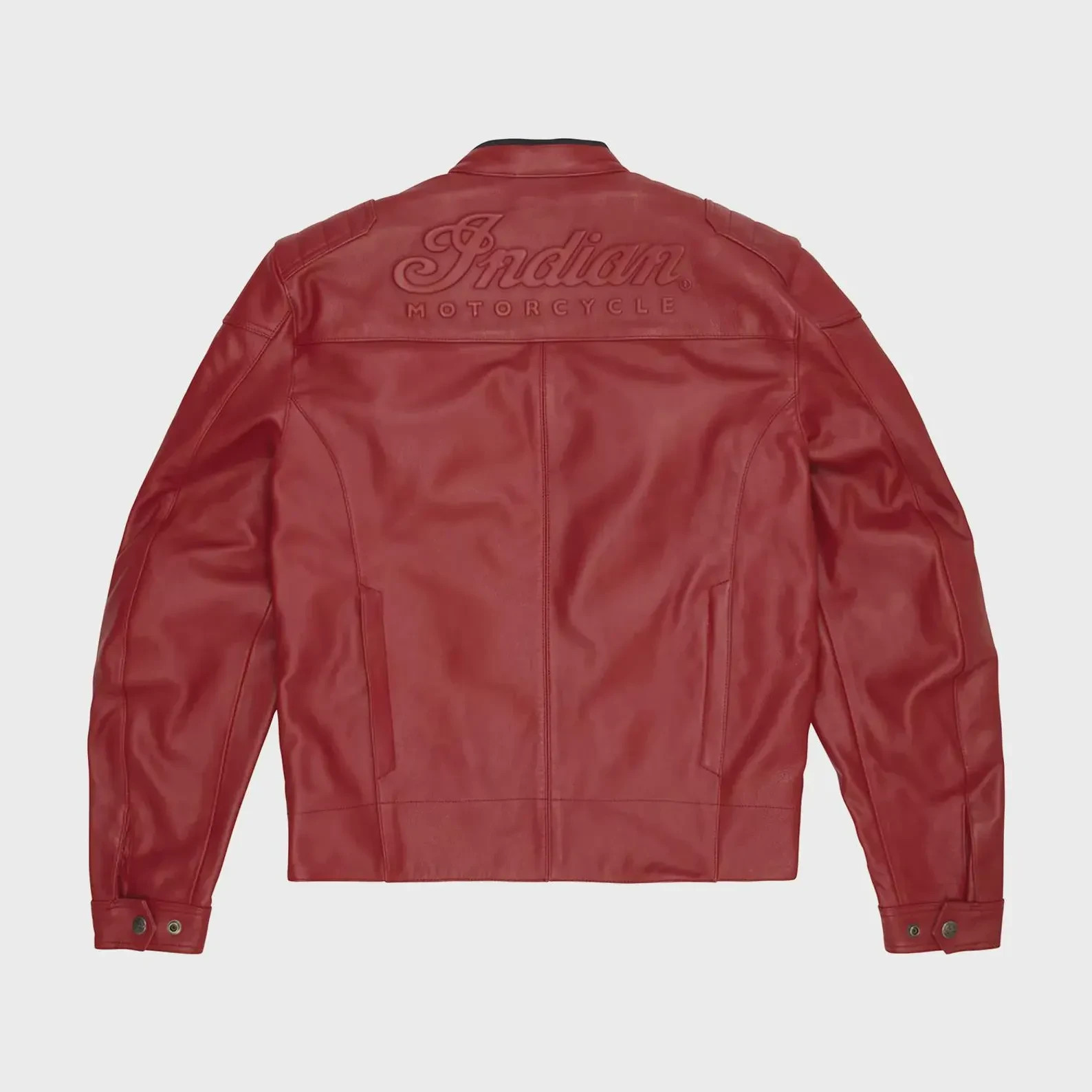 Indian Motorcycle Leather Jacket Vintage Racer Style Genuine Biker Riding Jacket