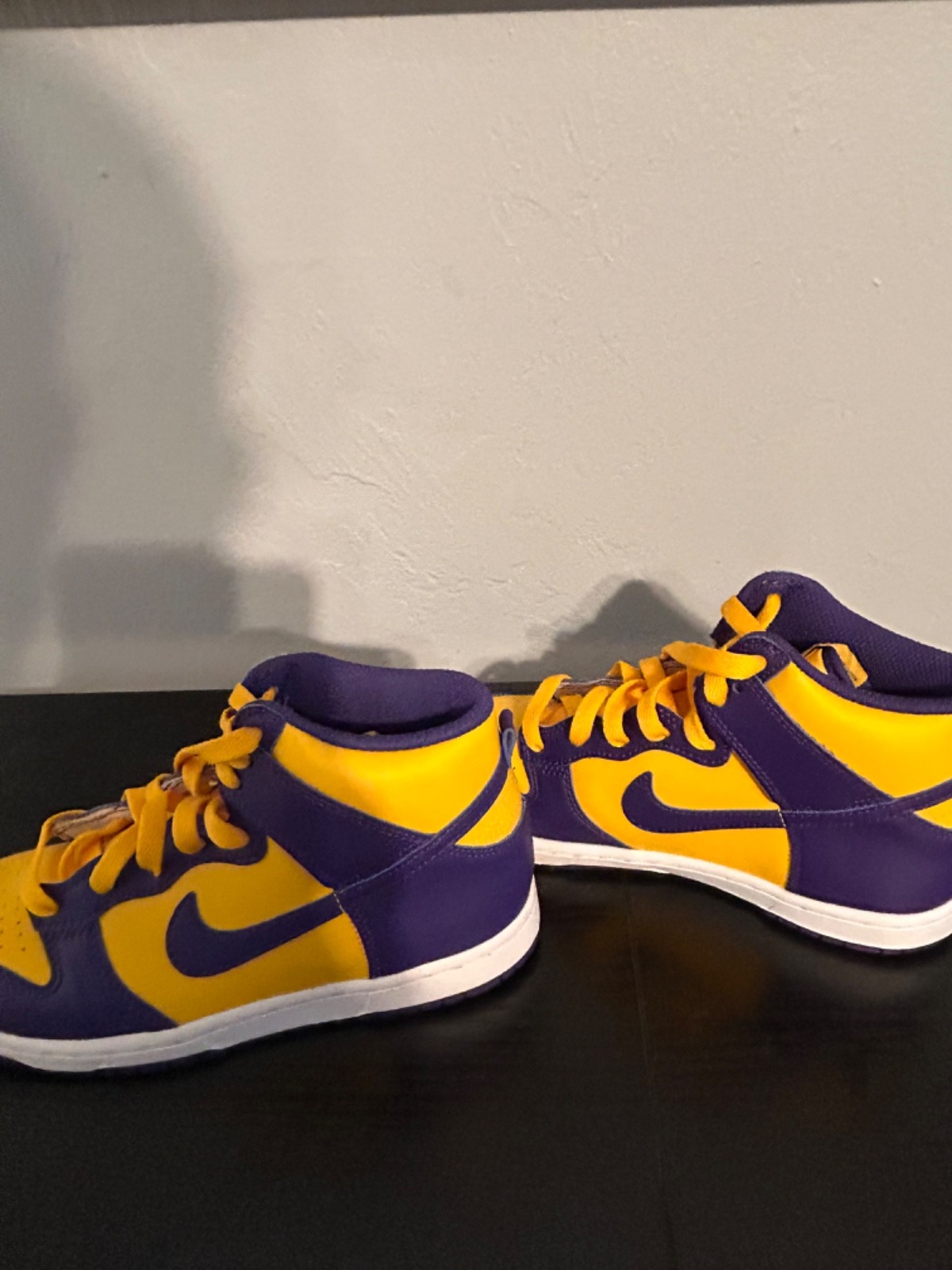 size US Y3- Nike Dunk High Lakers