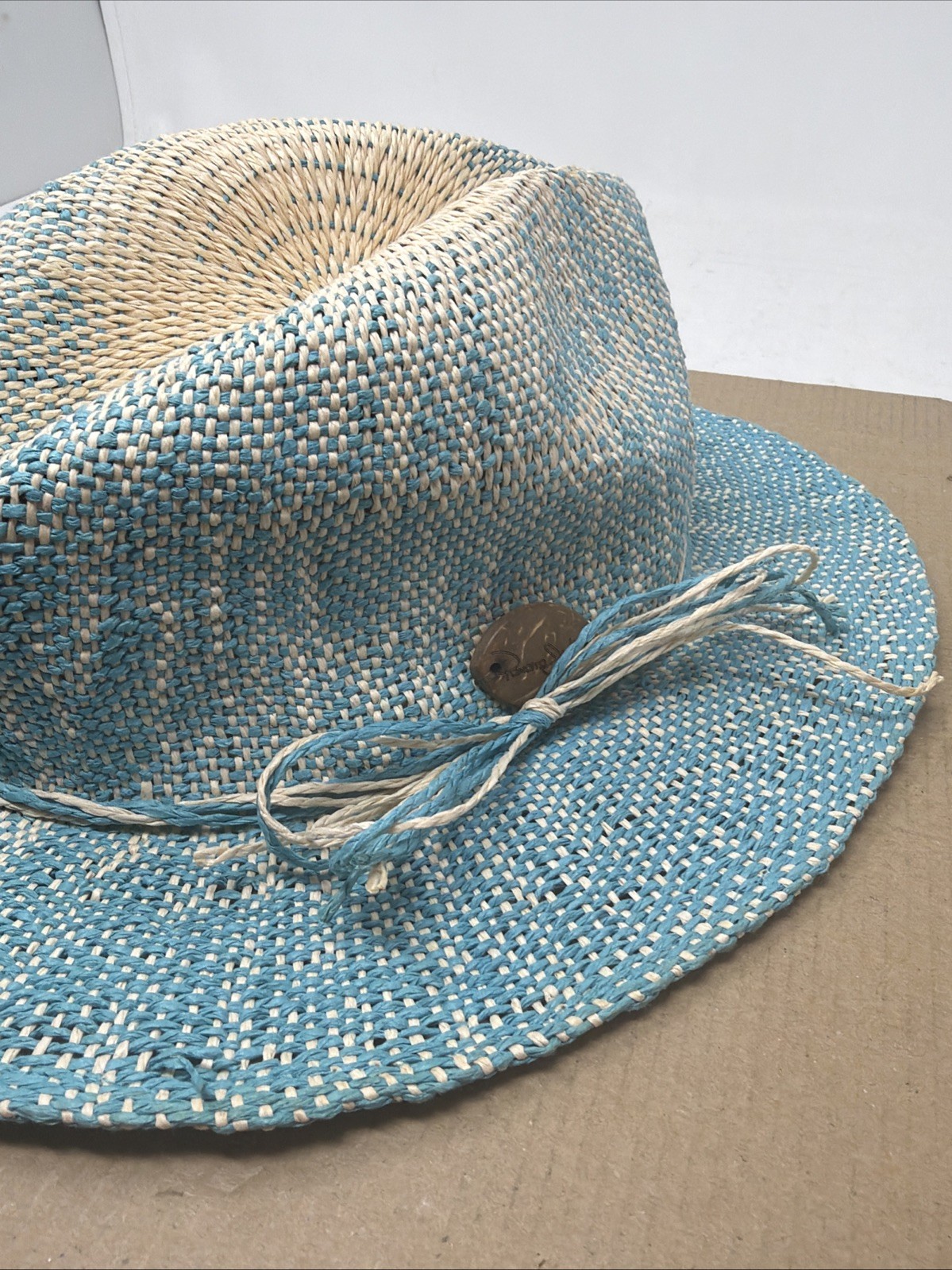 Vintage Panama Jack Blue One Size Sun Hat