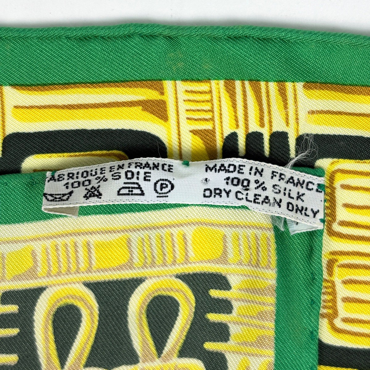 HERMES Carre90 TUTANKHAMUN Tutankhamen egypt Scarf silk Green Multicolor Women