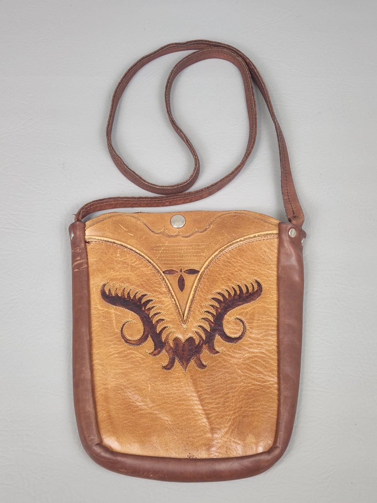 Handcrafted Full Grain Leather Crossbody Custom Shoulder Bag Brown 10″x8″ Purse