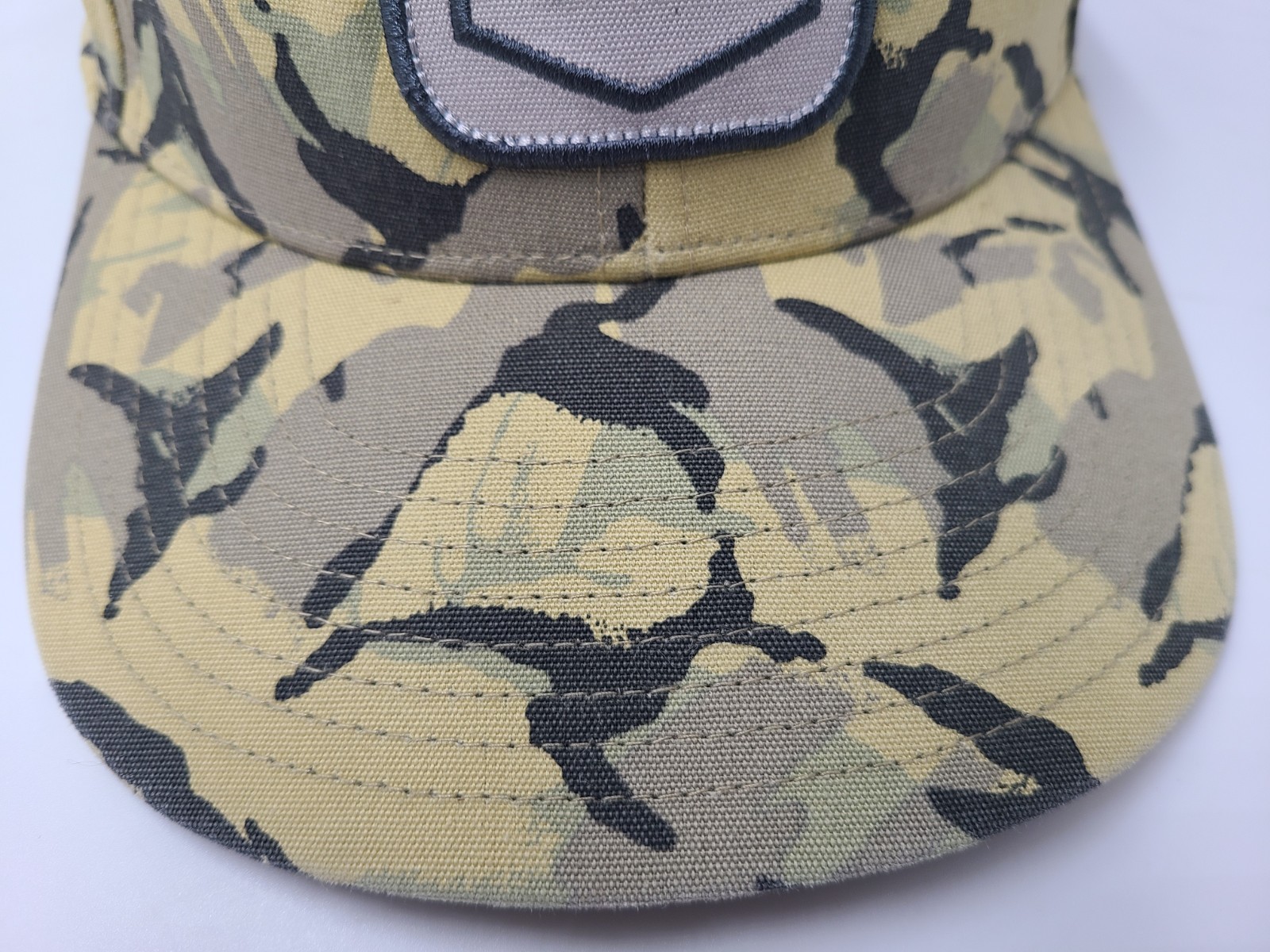 Patagonia Patch Roger That Camo Snapback Hat Cap Hike Outdoors Men Women Yellow