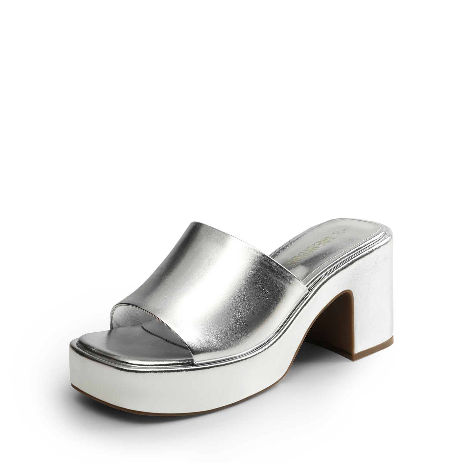 Women’s Y2K Chunky Platform Block Heel Slip-on Square Open Toe Slide Sandals
