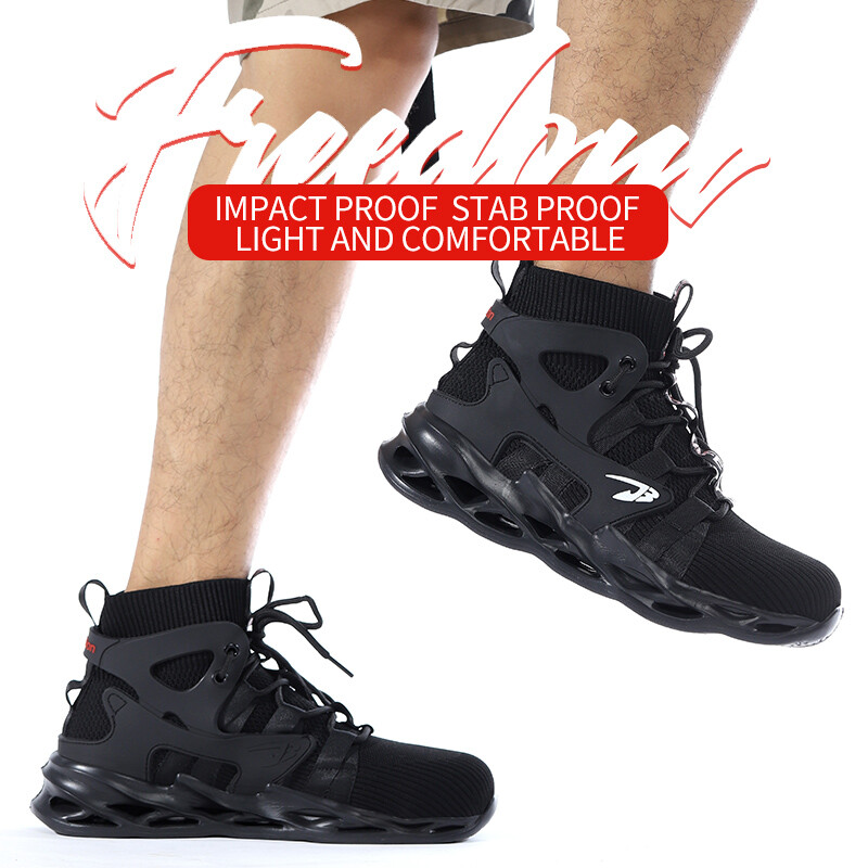 Men’s Composite Toe Safety Shoes Indestructible Work Sneakers Breathable US