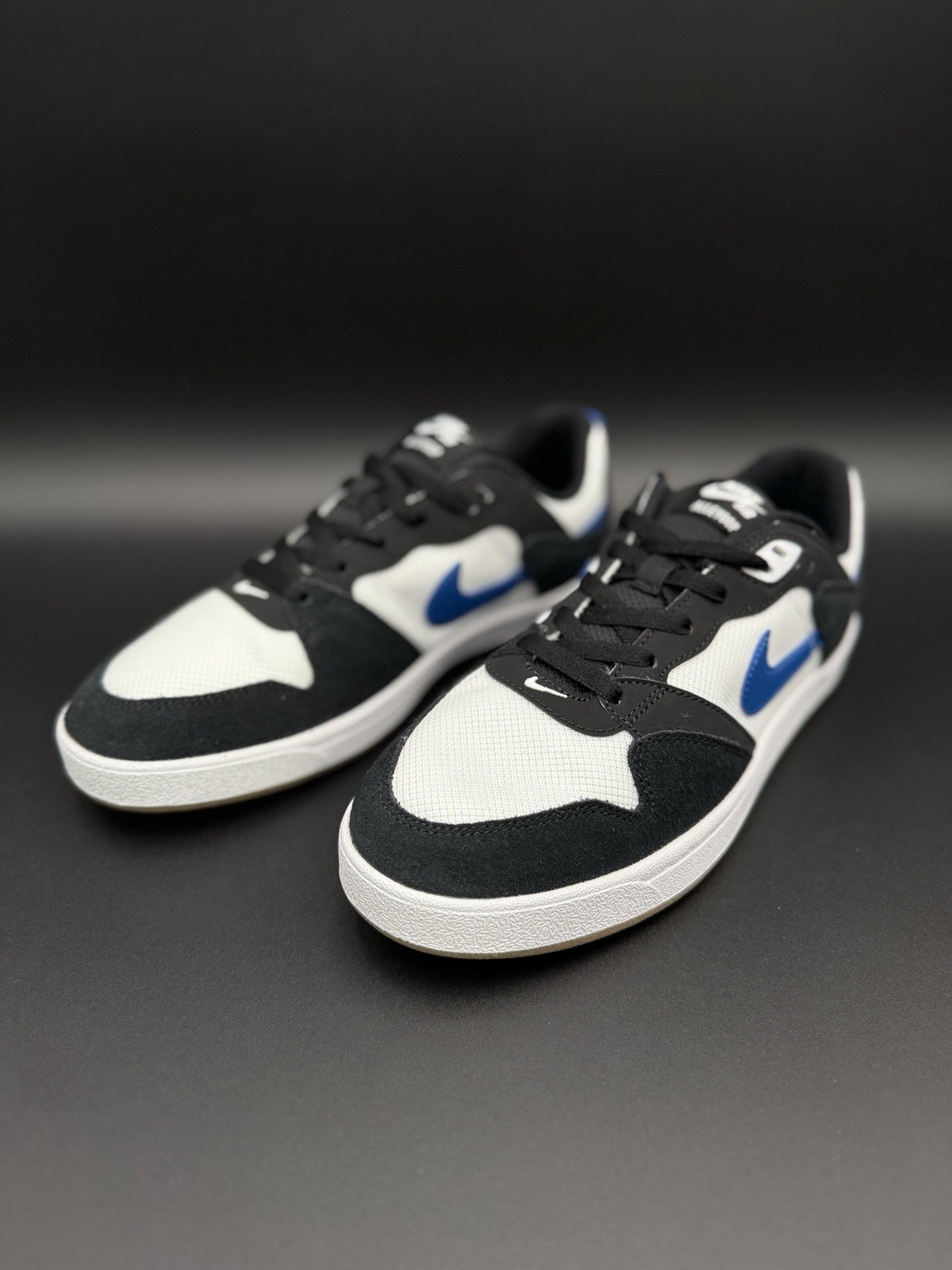 Nike SB Alleyoop White Team Royal Blue Black Mens Skate Sneakers CJ0882-104
