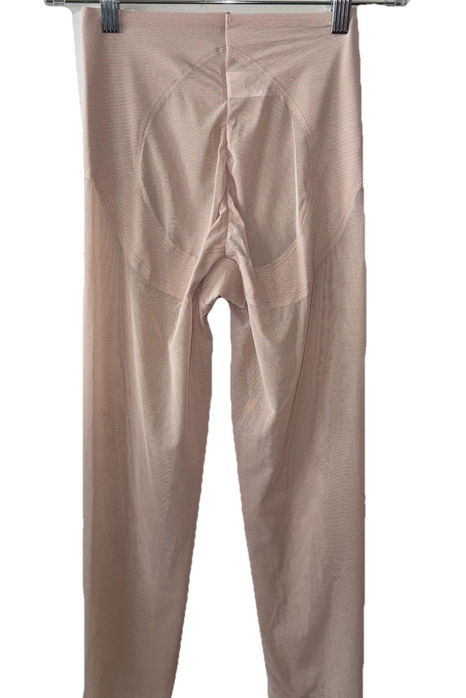 Naomi & Nicole Sheer Rear Lifting Capri Pant Firm Control Style 747 M Warm Beige
