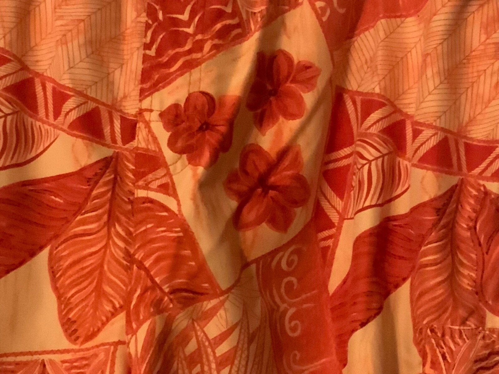 🌸 Sand N Sun Orange Floral Beach Men’s Swim Trunks Size XL 40/42🌸