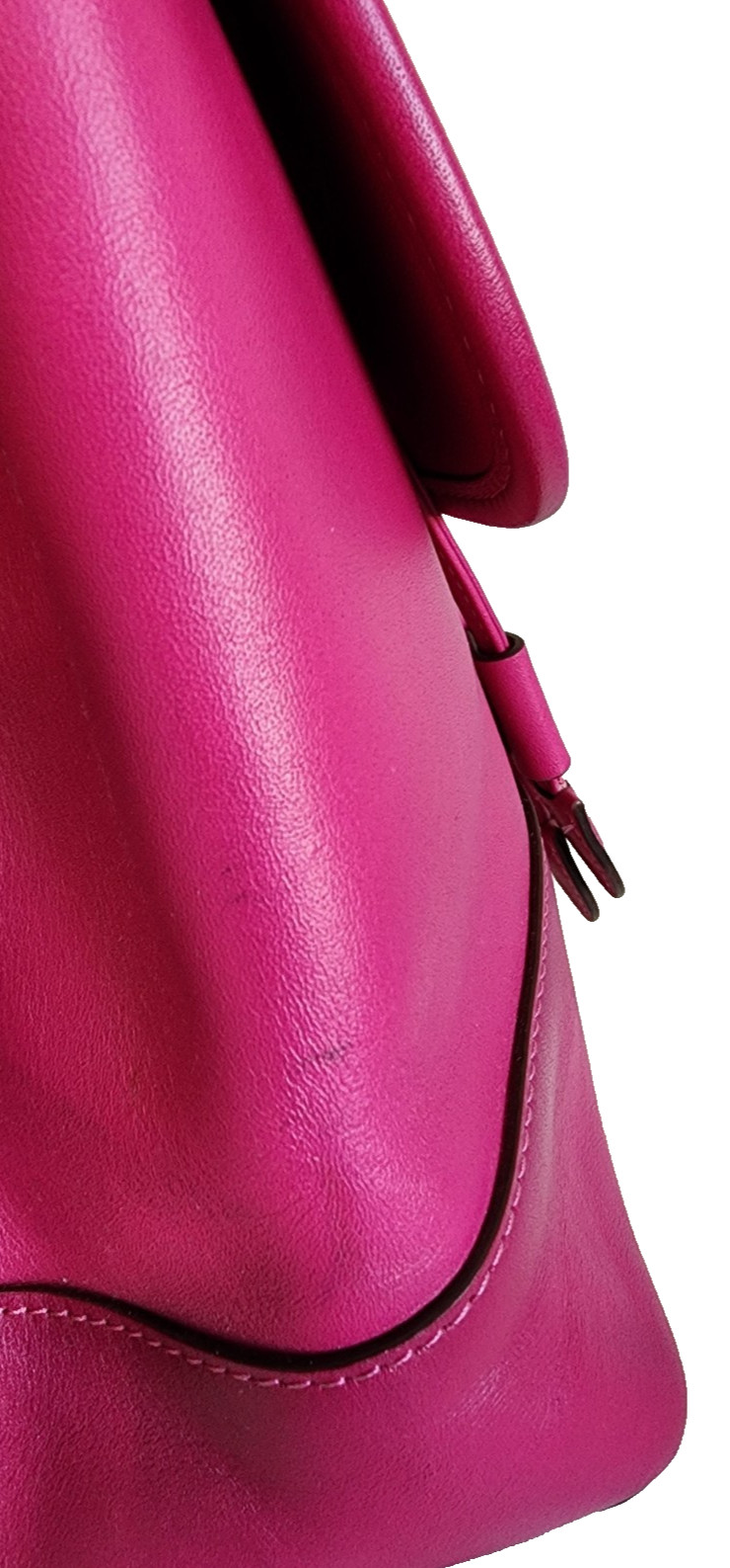Coach Originals Mini Turn Lock Backpack Cerise (Fuchsia Pink) Leather Style 3334